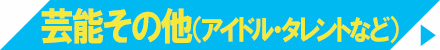 芸能その他